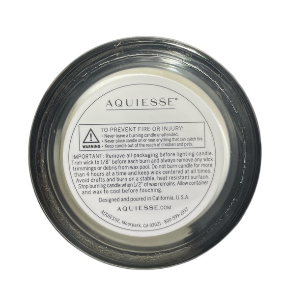 Aquiesse Santa Barbara Luxury Scented Candle 6.5 oz 40 Hr Burn Time - Picture 5 of 5